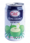 Ice Cool Young Coconut Juice with Pulp