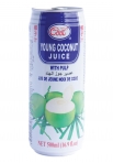 Ice Cool Young Coconut Juice With Pulp